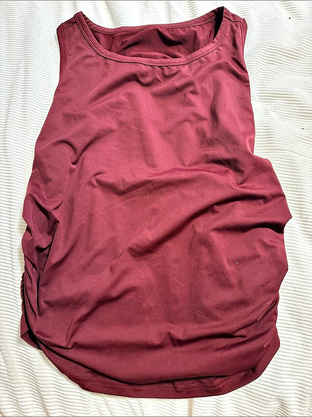 Halara Women's Athletic Tank Top in Burgundy
